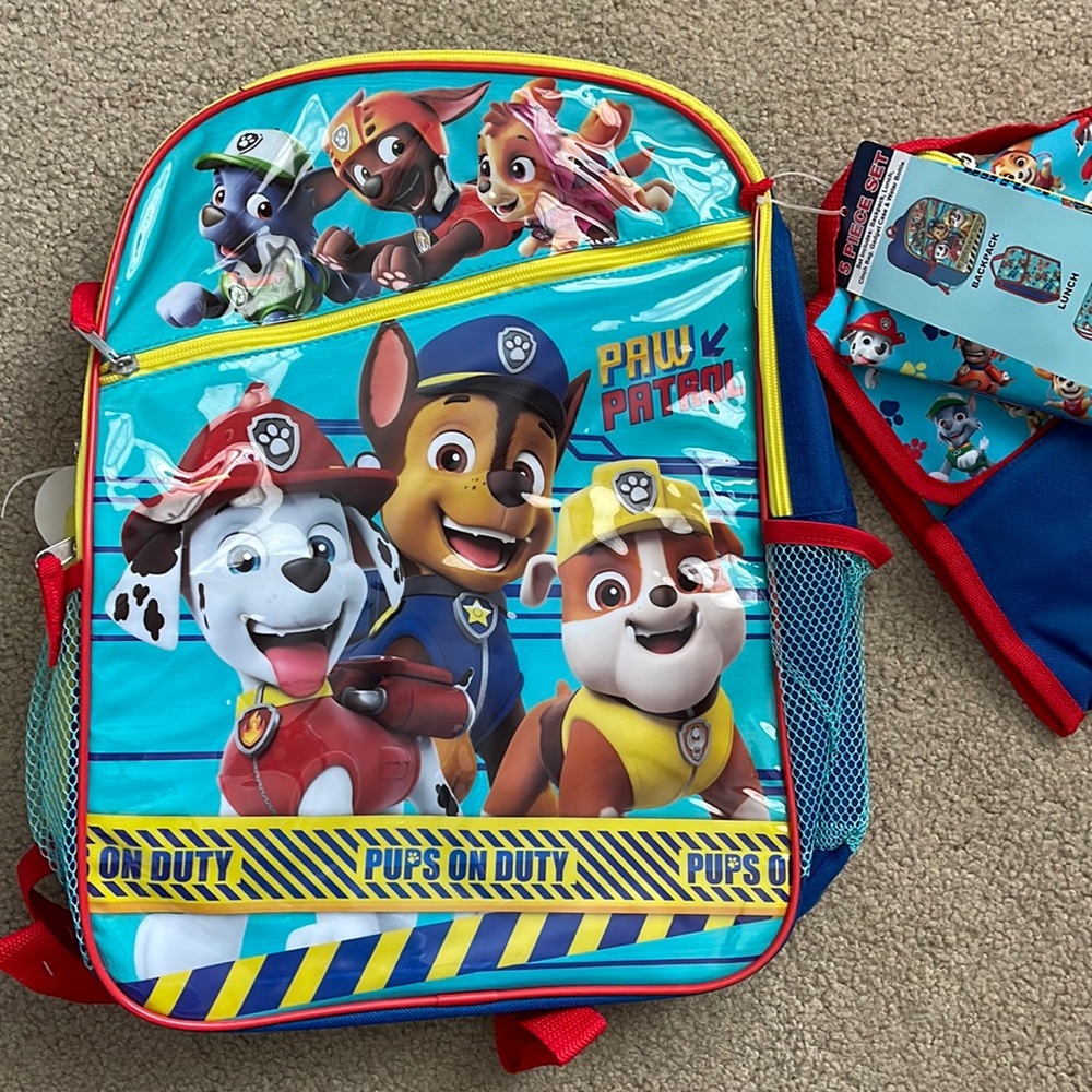 PAW PATROL 5 piece set